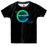 Дитяча 3D футболка Save the Earth