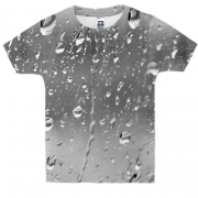 Детская 3D футболка Дождь
