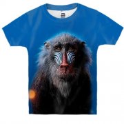 Детская 3D футболка с обезьяной-шаманом (Король лев)