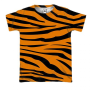 3D футболка с тигровой кожей
