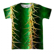 3D футболка з кактусом