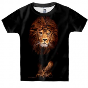 Детская 3D футболка со львом (3)