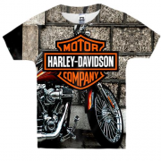 Детская 3D футболка Harley-Davidson