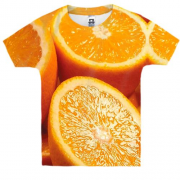 Дитяча 3D футболка з апельсинами