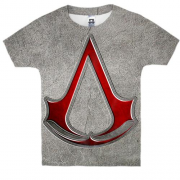 Детская 3D футболка с гербом ассасинов (Assassin's Creed)