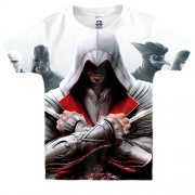 Детская 3D футболка с Эцио Аудиторе (Assassin's Creed)