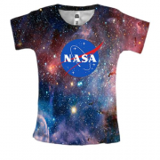 Женская 3D футболка NASA