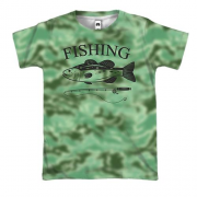 3D футболка Рыбалка