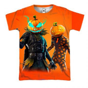 3D футболка Хэллоуинские тыквы-воины