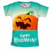 Женская 3D футболка Happy Halloween 5