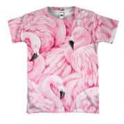 3D футболка Flamingo pattern