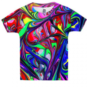 Дитяча 3D футболка Multicolor abstraction