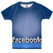 Детская 3D футболка the facebook