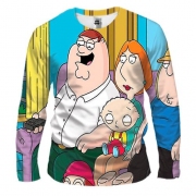 Мужской 3D лонгслив Гриффины (Family Guy)