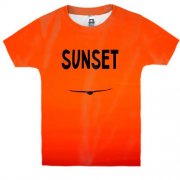 Детская 3D футболка Sunset