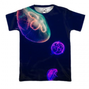 3D футболка Медуза арт