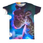 3D футболка малюк жираф
