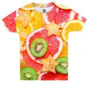 Дитяча 3D футболка Citrus pattern