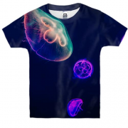 Детская 3D футболка Медуза арт