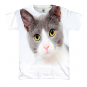 3D футболка с котом