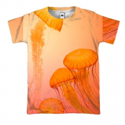 3D футболка медузи 8