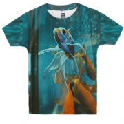 Детская 3D футболка Золотая рыбка