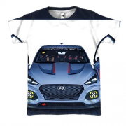 3D футболка зі спорткаром Hyundai