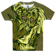 Детская 3D футболка с влюбленными зомби