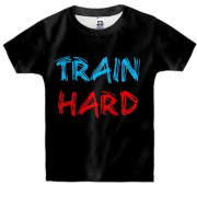 Детская 3D футболка TRAIN HARD