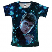 Женская 3D футболка с Гарри Поттером