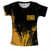 Женская 3D футболка PUBG GAME