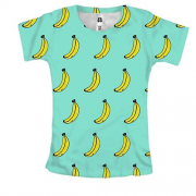 Жіноча 3D футболка з бананами
