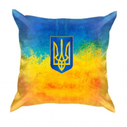3D подушка с Гербом Украины