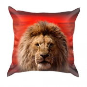 3D подушка Лев на закате