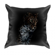 3D подушка с леопардом