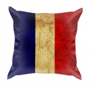 3D подушка с флагом Франции