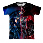 3D футболка Mortal Kombat - Kitana