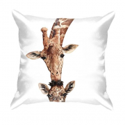 3D подушка з двома жирафами