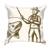 3D подушка с песочным рыбаком (2)