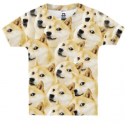Детская 3D футболка Doge