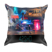 3D подушка 42SHO ночной китайский город