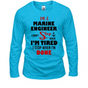 Лонгслив I'm marine engineer