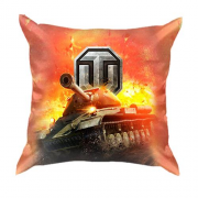 3D подушка World of Tanks (Fire)