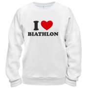 Свитшот Я люблю Биатлон — I love Biathlon