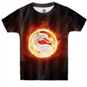 Дитяча 3D футболка Mortal Kombat Logo (2)