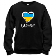 Свитшот с надписью "Ukraine" и сердечком