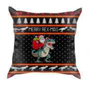 3D подушка «Merry Rex-mas»