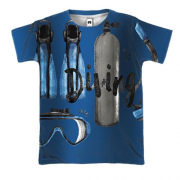 3D футболка Diving