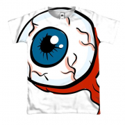 3D футболка с глазом