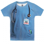 Детская 3D футболка "Костюм врача"